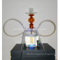 GH064-LT all glass chicha hookah /nargile/water pipe/with led light/sheesha/narguile